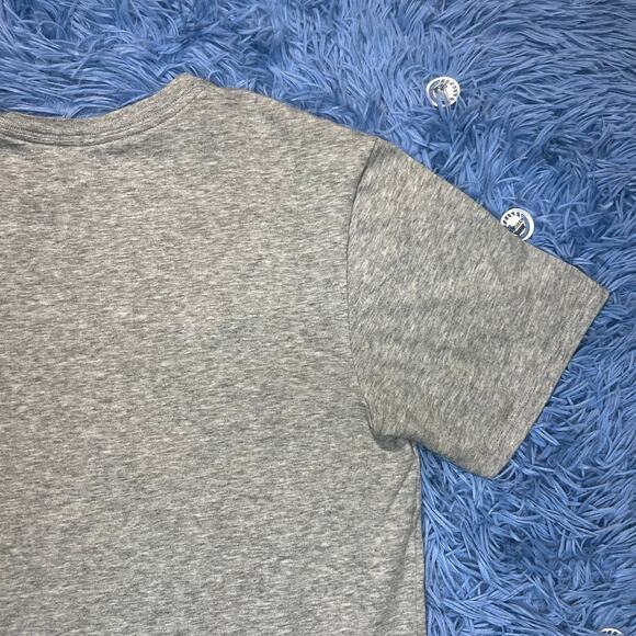 Nike Dri Fit Logo Shirt Size Medium Mens Athletic Neon Green Gray - Picture 8 of 11